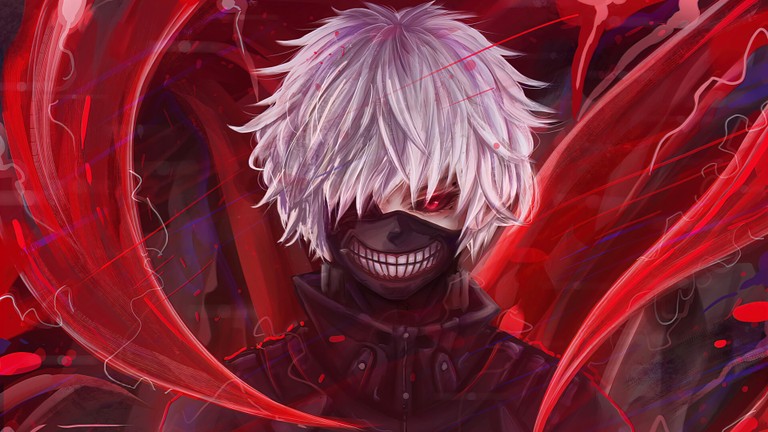 High-Quality 4K Ken Kaneki Wallpaper from Tokyo Ghoul