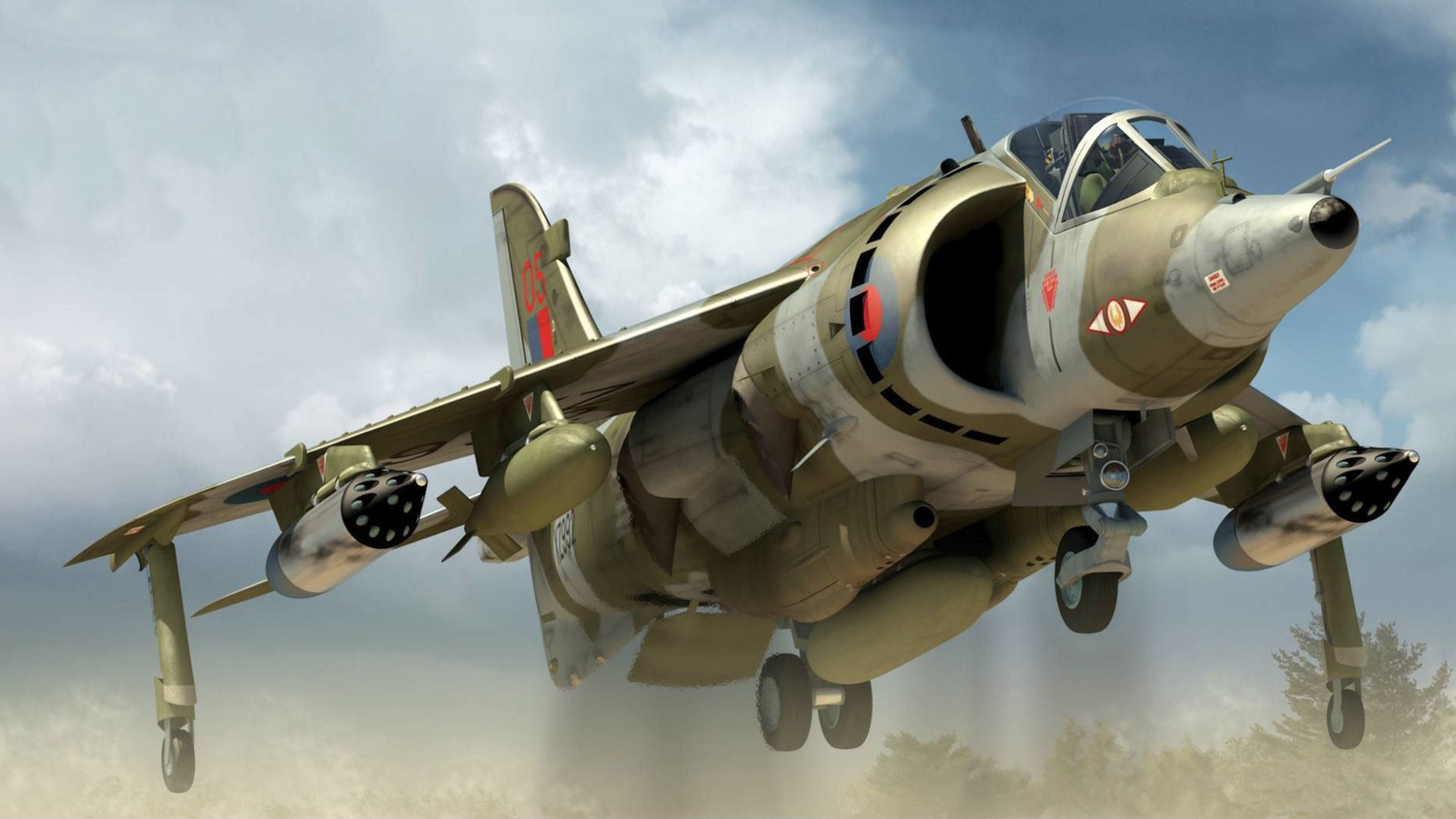 Explore the Iconic Harrier Jump Jet Wallpaper