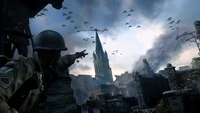 Epic Call of Duty WWII Wallpaper for Gamers