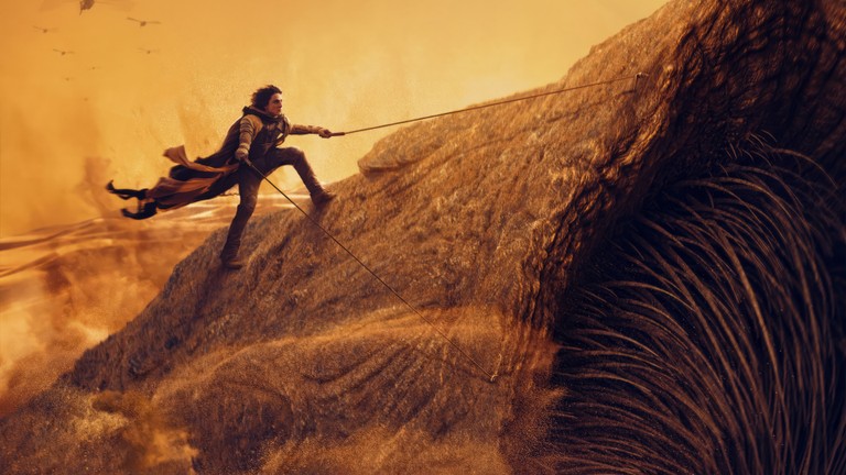 Stunning Wallpaper from Dune Part 2 featuring Paul Atreides