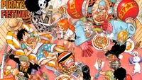 Fondo de Pantalla del Festival Pirata de One Piece