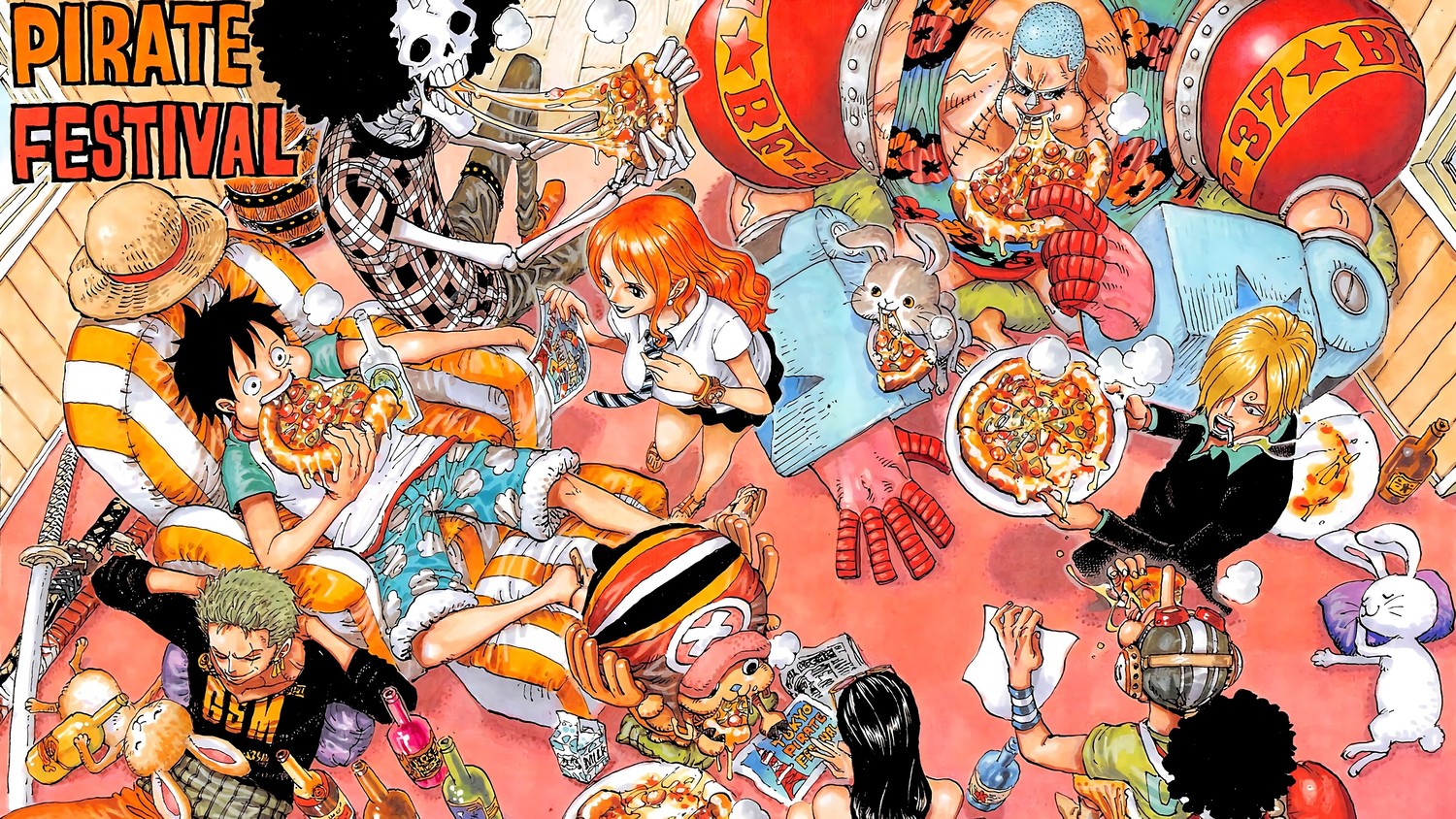 One Piece Pirate Festival Wallpaper