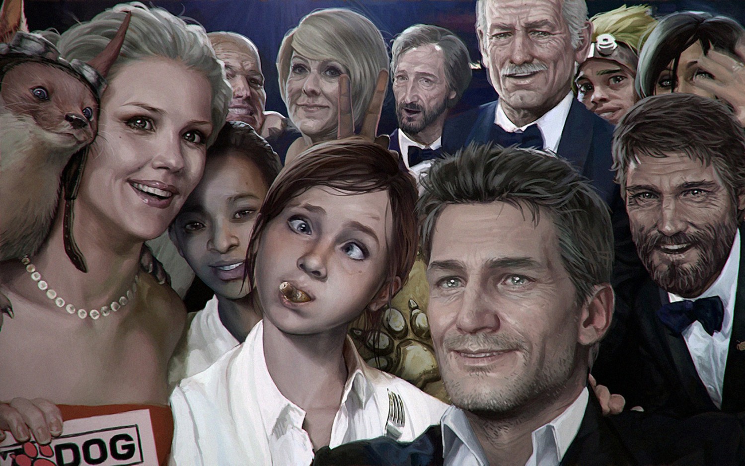 The Last of Us: Fondo de pantalla de Ellie y amigos