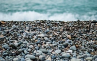 Découvrez Notre Fond d'Écran de Plage de Galets