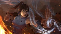 Download Stunning Waterbending Wallpaper from Avatar: The Legend of Korra