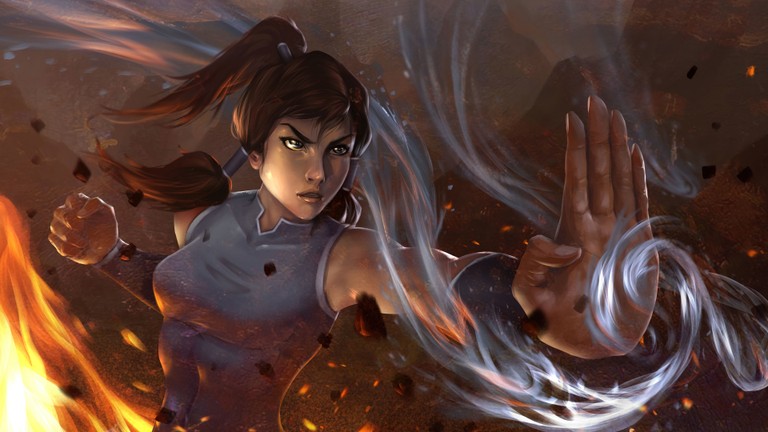 Download Stunning Waterbending Wallpaper from Avatar: The Legend of Korra