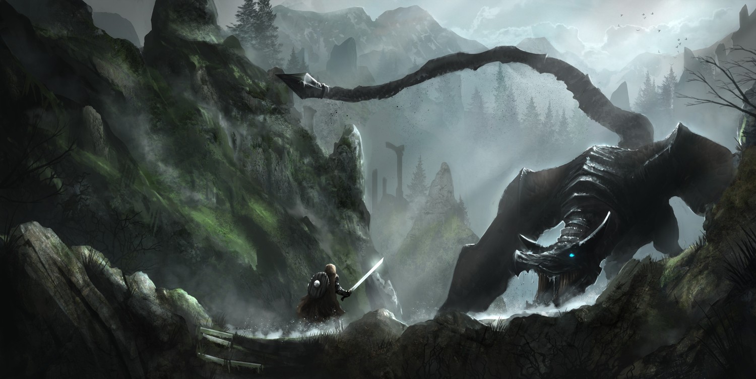 Experience the Thrill: Epic Dragon Wallpaper Inspired by Mythology