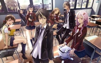 Téléchargez un Étonnant Fond d'Écran Guilty Crown avec Inori Yuzuriha