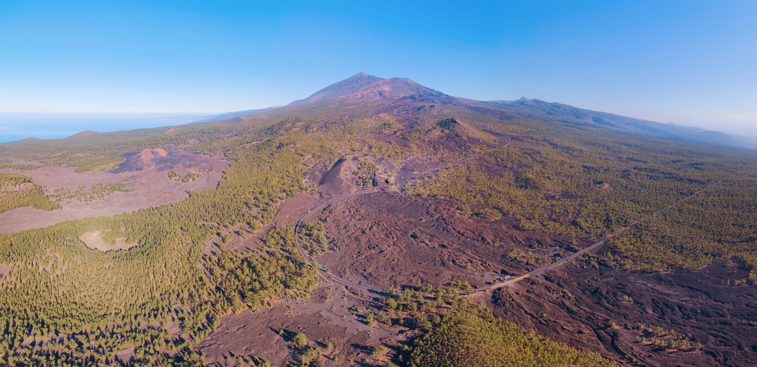 Breathtaking Extinct Volcano Landscape Wallpaper