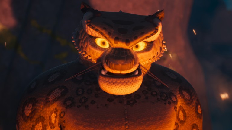 Explore the Fierce Tai Lung Wallpaper from Kung Fu Panda 4