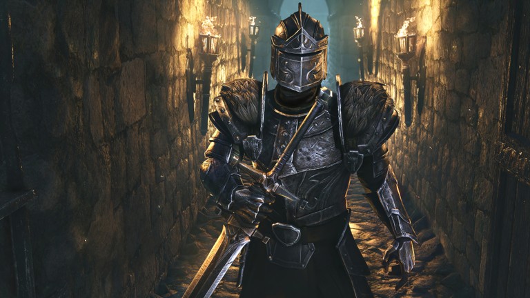 Stunning Knight Wallpaper from The Elder Scrolls Online