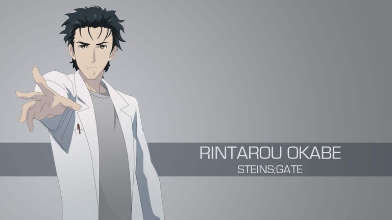 Rintarou Okabe: Stunning Steins;Gate 4K Wallpaper for Anime Fans