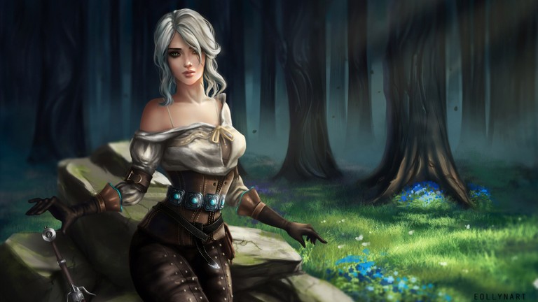 Ciri from The Witcher 3: Wild Hunt Wallpaper