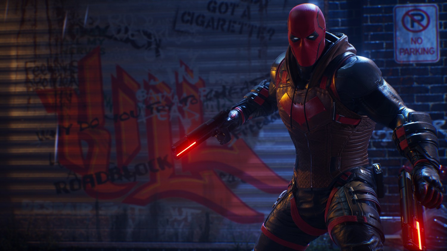 Red Hood from Gotham Knights 4K Wallpaper