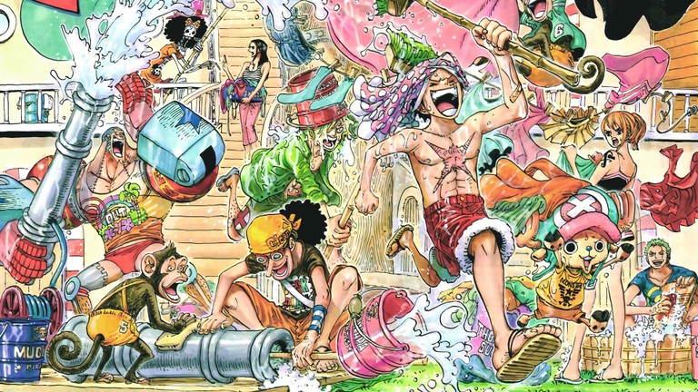 One Piece Wallpaper - Join the Straw Hat Crew's Adventure!