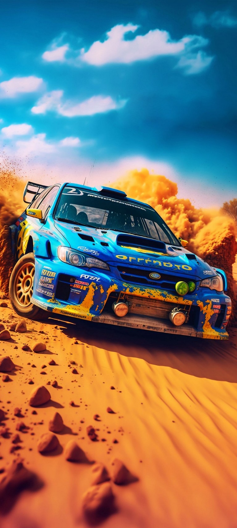 Experience the Thrill of Rallying with Subaru Impreza Wallpaper