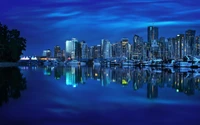 Vibrant Cityscape of Vancouver's Coal Harbour