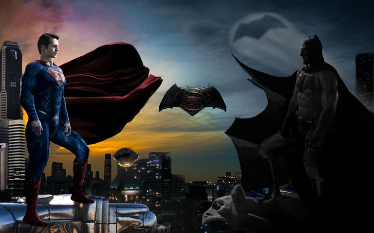 Epic Superman vs Batman Wallpaper for Fans