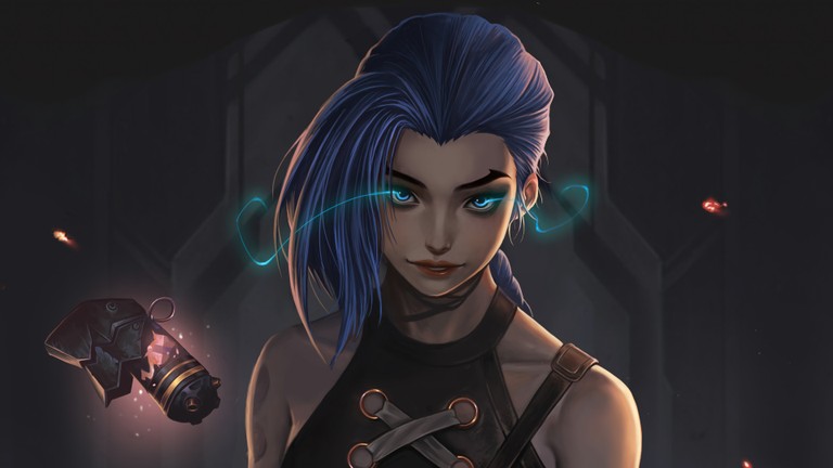 Explore the Captivating Jinx Wallpaper from Arcane