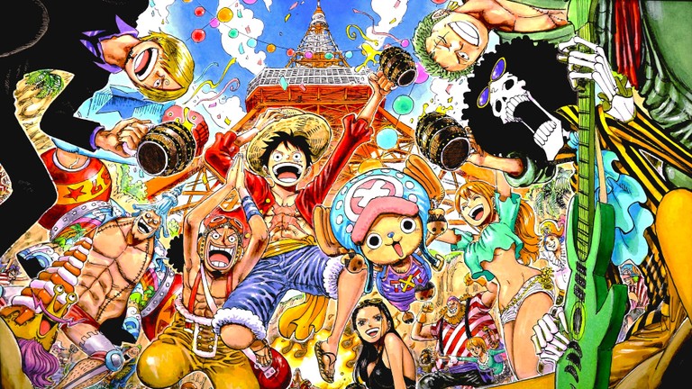 Download Stunning One Piece Wallpaper Featuring the Straw Hat Pirates