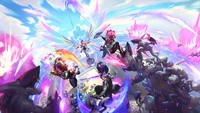 Epic League of Legends Squad Wallpaper for 2024 Games