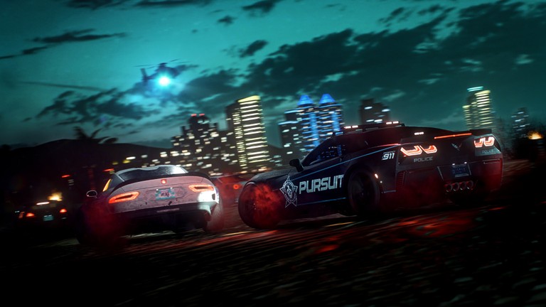 Need for Speed Heat Wallpaper – High-Octane Night Racing Action