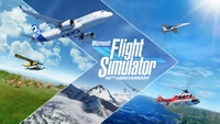 Wallpaper del 40 Aniversario de Microsoft Flight Simulator