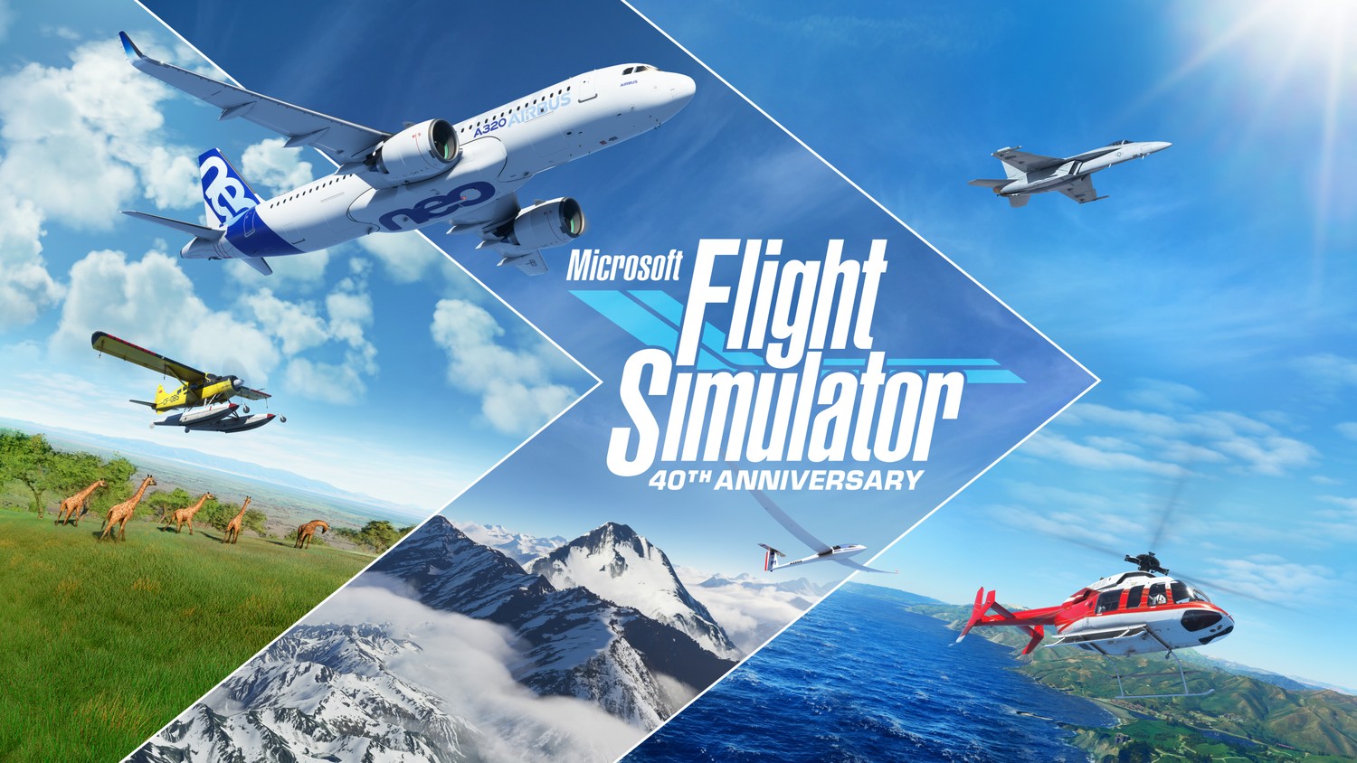 Microsoft Flight Simulator 40th Anniversary Wallpaper