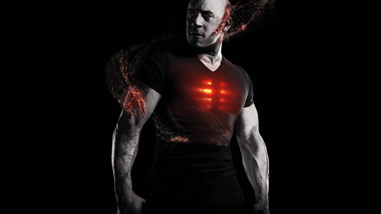 Bloodshot Wallpaper Featuring Vin Diesel