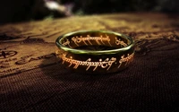 The Iconic One Ring Wallpaper from The Lord of the Rings