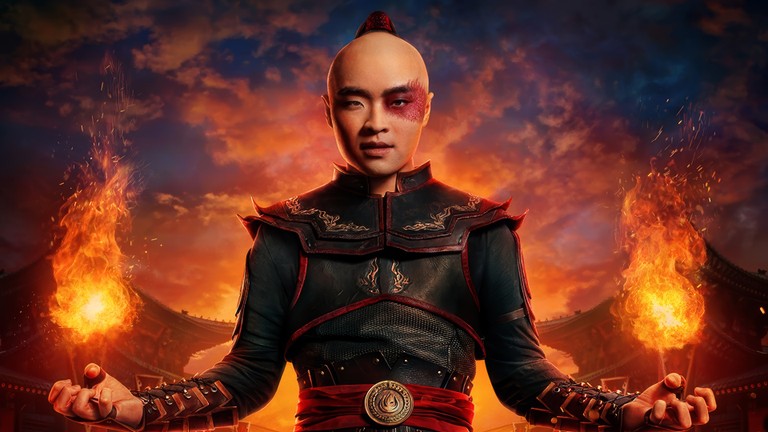 Stunning Zuko Wallpaper from Avatar: The Last Airbender Live Action Series