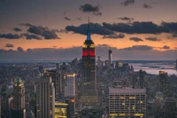 Descargar fondo de pantalla impresionante del Empire State Building