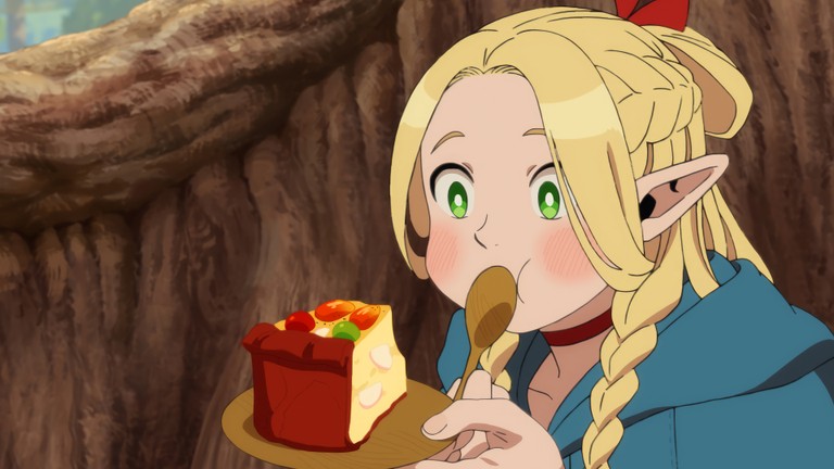 Download Delicious Dungeon Wallpaper Featuring Marcille Donato