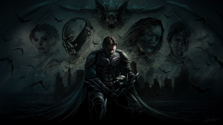 Download Stunning Batman Fan Art from The Dark Knight Trilogy