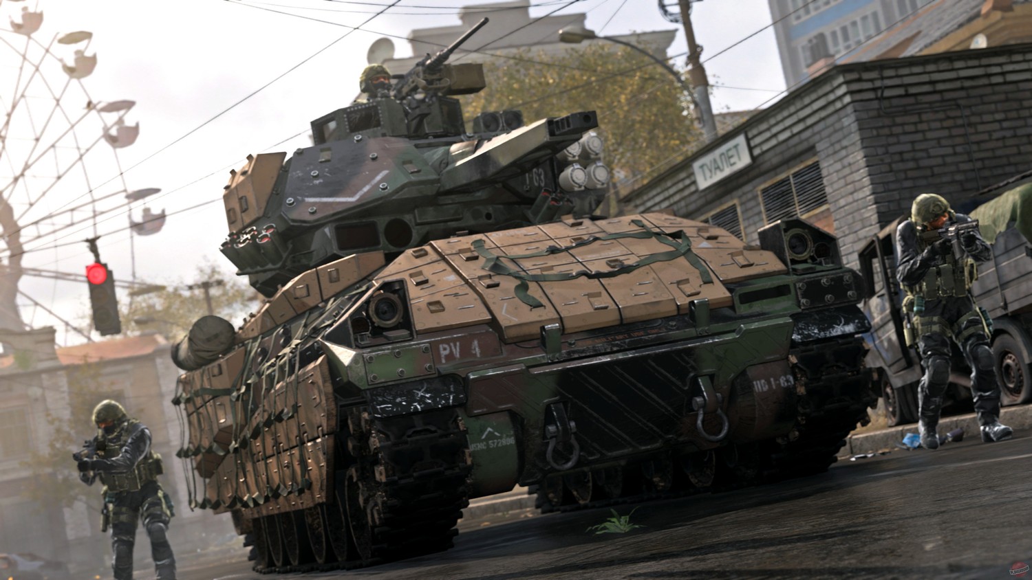 Epic Call of Duty Modern Warfare Tank Wallpaper