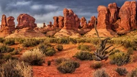 Descarga un fondo de pantalla impresionante del Parque Nacional Arches