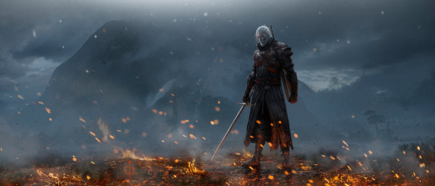 Descarga nuestro exclusivo fondo de pantalla de Geralt de Rivia de la serie The Witcher