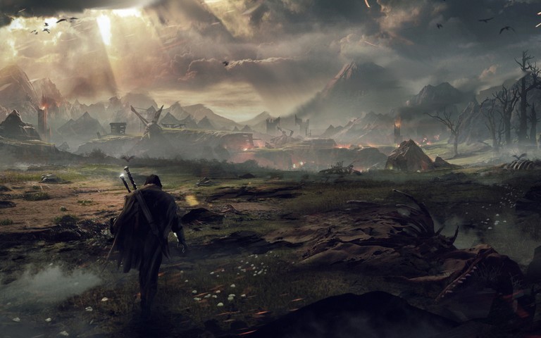 Stunning Middle Earth Landscape Wallpaper