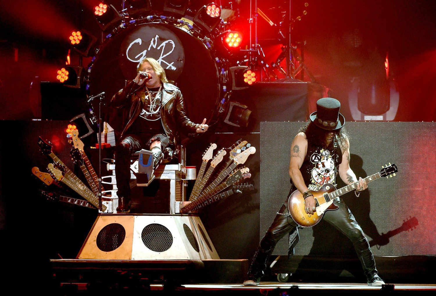 Guns N' Roses Live Performance Wallpaper