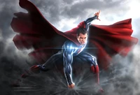 Download the Iconic Superman Wallpaper - Man of Steel Concept Art