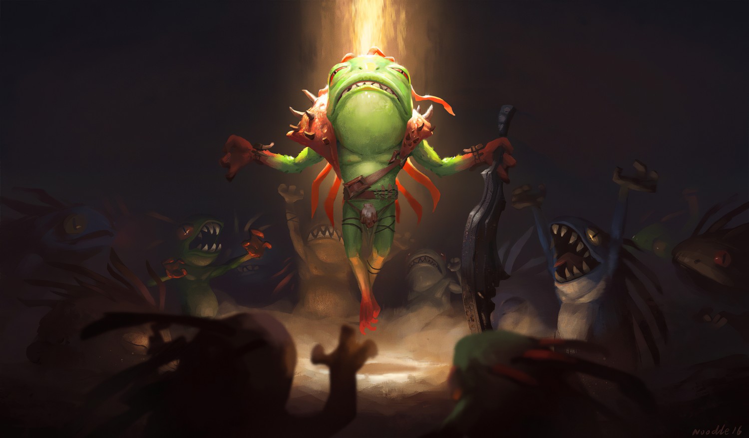 Explora Esta Atractiva Ilustración Digital Inspirada en Hearthstone