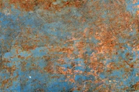 Stunning Rusty Blue Metal Wallpaper