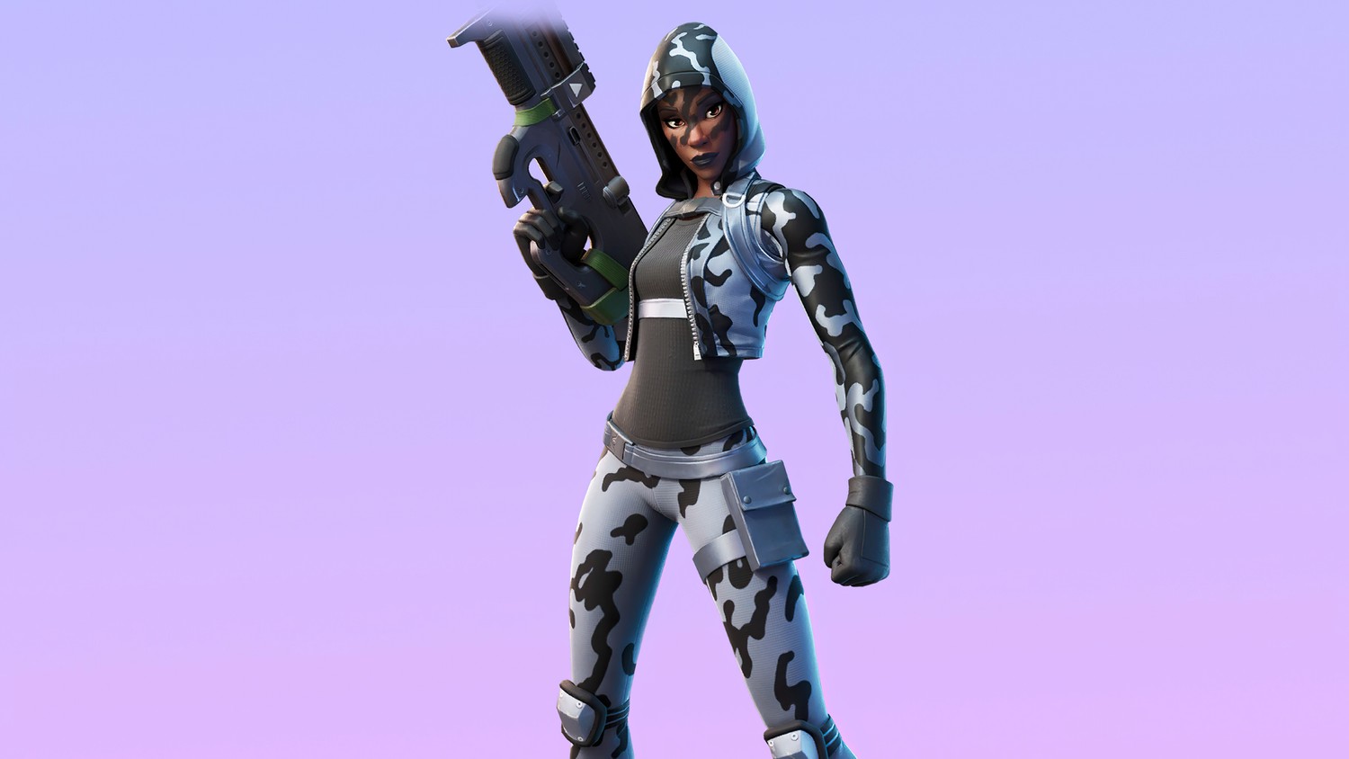 Stunning Fortnite Snow Sniper Wallpaper for Gamers