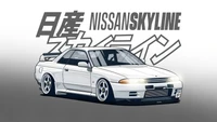 Nissan Skyline GT-R R32 - Clásico JDM Icónico