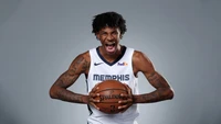 Fond d'écran 4K de Ja Morant – Star des Memphis Grizzlies