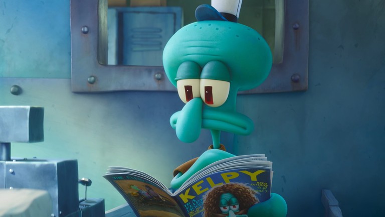 Squidward Tentacles Wallpaper from The SpongeBob Movie: Sponge on the Run