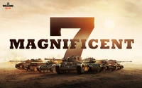 Téléchargez le Superbe Fond d'Écran Magnificent 7 de World of Tanks