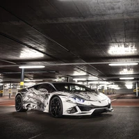 Fondo de pantalla Lamborghini Huracan Evo Minotauro en 4K