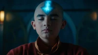 Superbe Fond d'Écran d'Aang de Avatar : Le Dernier Maître de l'Air