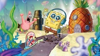 Téléchargez Notre Humouristique Fond d'Écran 5K de SpongeBob SquarePants